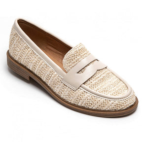 Mocasines mujer beige - Maria